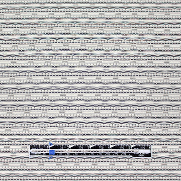 French yarn-dye embellished stripe novelty knit - ivory/black 1 yard