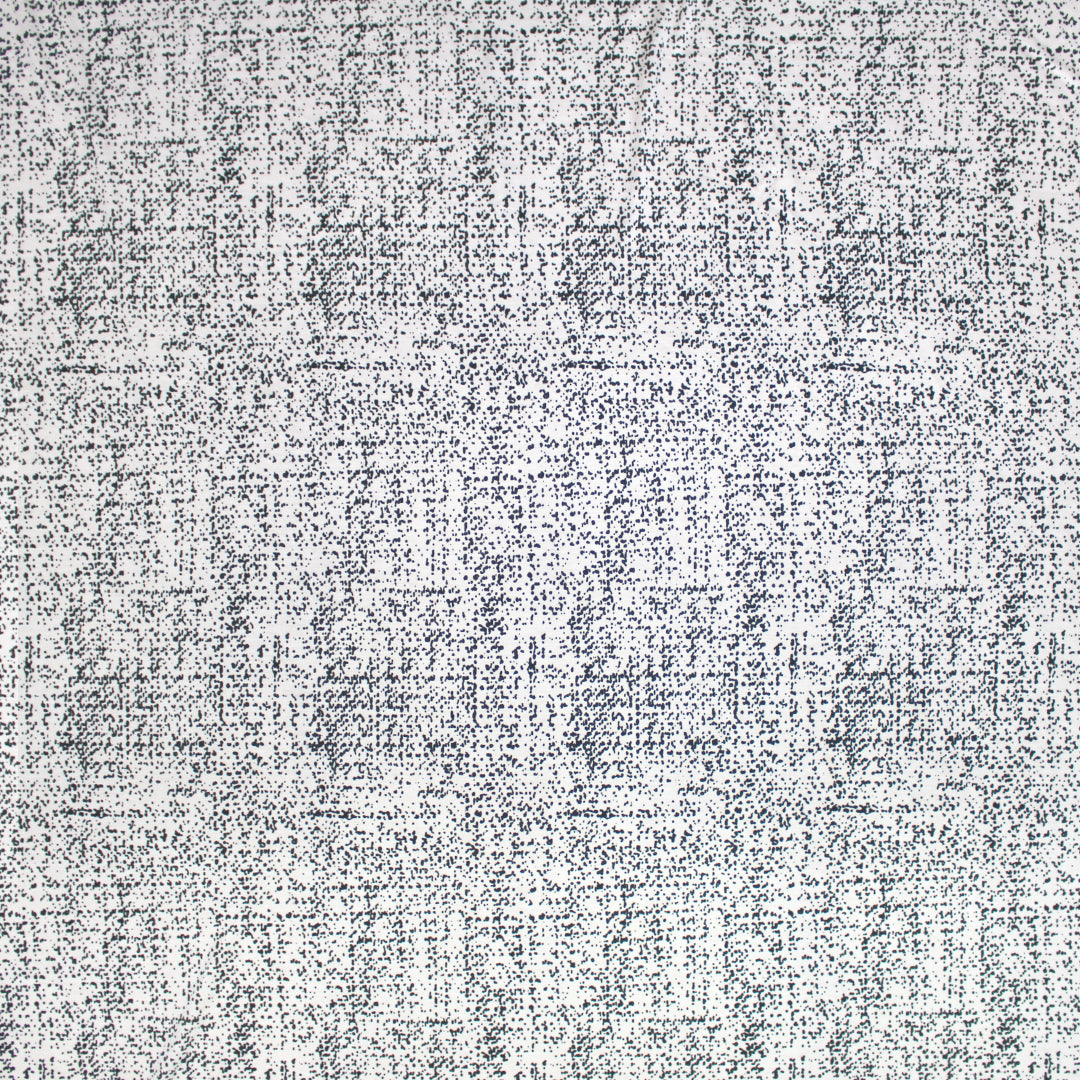 French deadstock 'dotted hatch' lightweight viscose knit 1.75 yd