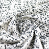 French deadstock 'dotted hatch' lightweight viscose knit 1.8 yd