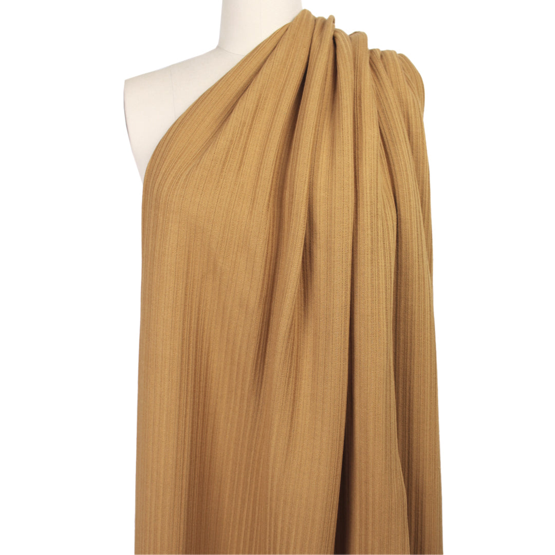 MTM 'Selanik' organic cotton sweater knit - dry mustard 1.5 yd