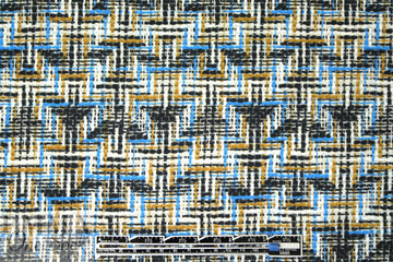 Italian basketweave graphic viscose/lycra knit 1.375 yd