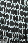 NY designer circle graphic viscose knit .75 yds