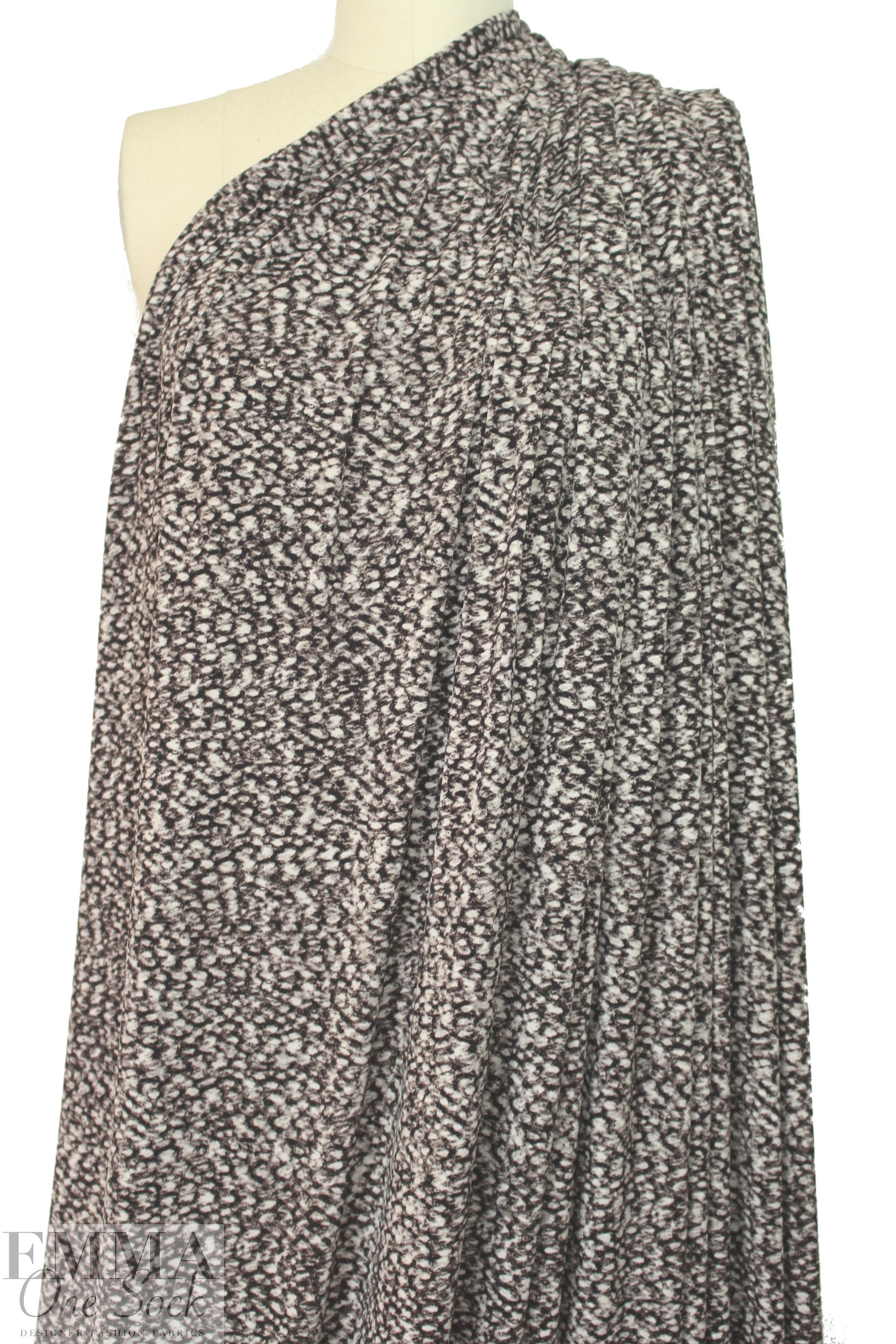 NY designer ITY knit - knit stitch abstract