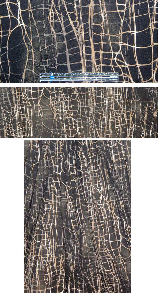 NY designer digital netting poly/lycra knit