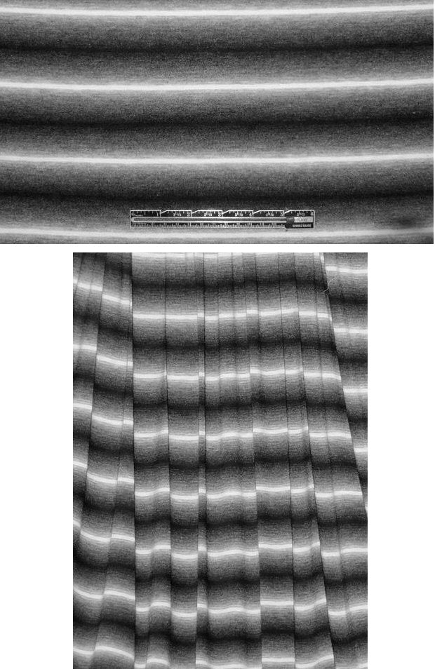 St. John ombre yarn-dye striped knit black/gray