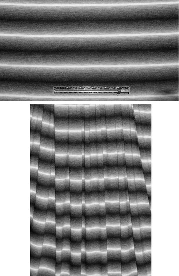 St. John ombre yarn-dye striped knit black/gray