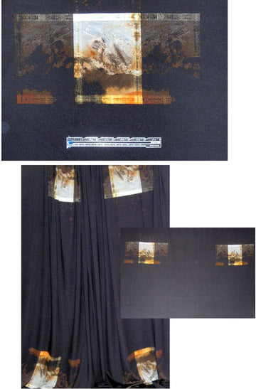 The0ry 'dark room development' panel knit .75 yds