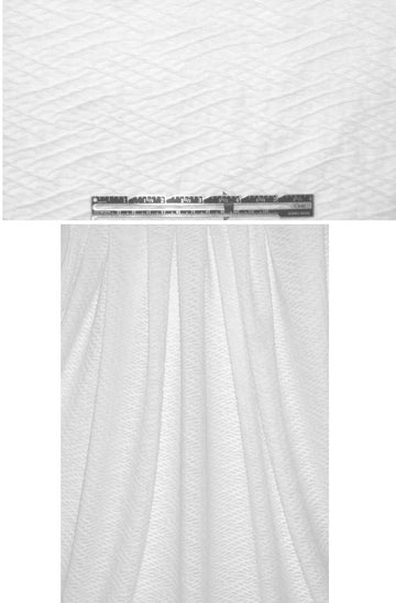 Anna S. braid design novelty knit - white