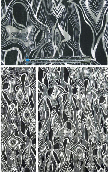 NY designer lava diamond poly/lycra knit