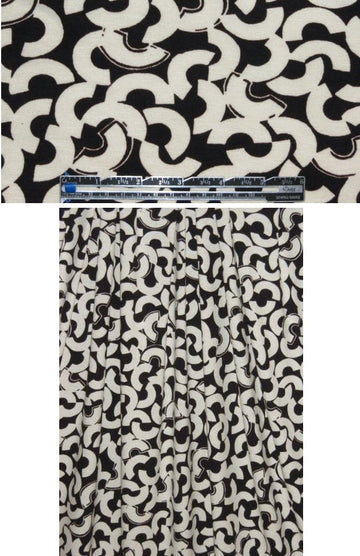 NY designer 'C' graphic rayon/lycra knit 1.25 yd