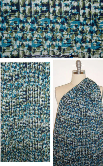 Shoshanna graphic stamp print sweatery knit