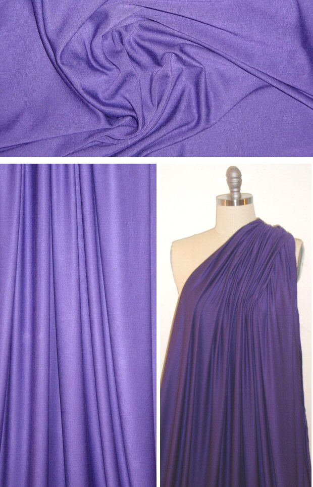St. John pansy lightweight rayon/lycra knit