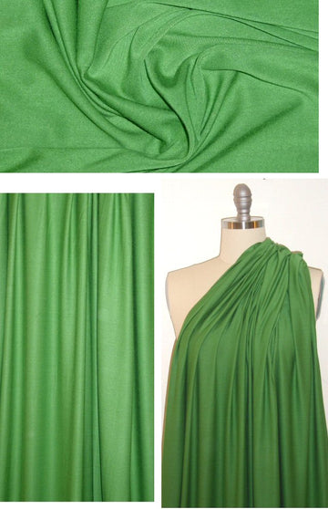 St. John grass lightweight rayon/lycra knit 1.125 yds