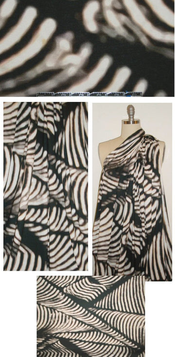Italian edgy exo design 4-way rayon knit
