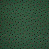French geometric graphic viscose matte jersey knit - pine/orange 1.75 yds