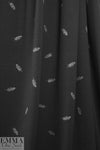 French sparkly feathers viscose/spandex jersey .875 yds