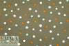 French doodle dot graphic viscose/spandex knit