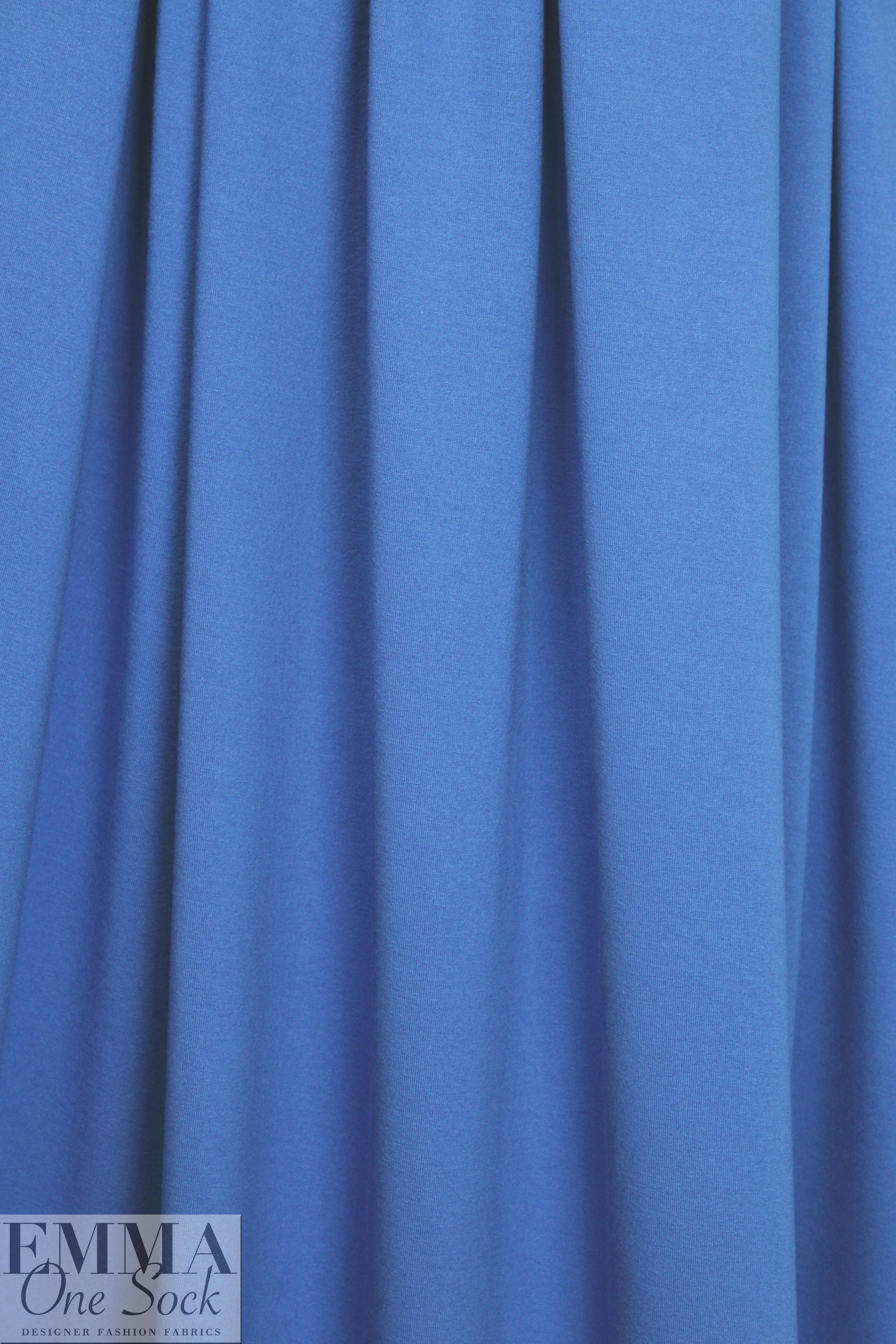 amparo blue lightweight rayon jersey 4-way 1.375 yd