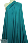 medium teal lightweight rayon jersey 4-way