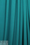 medium teal lightweight rayon jersey 4-way