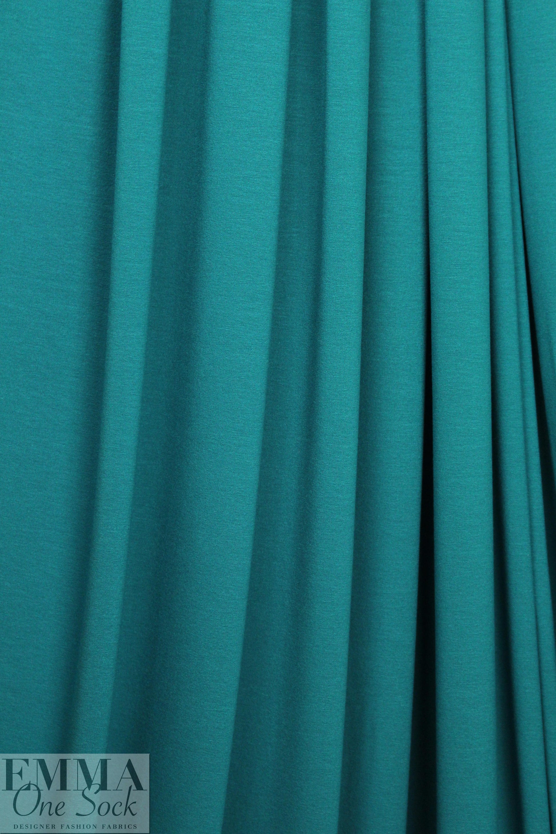 medium teal lightweight rayon jersey 4-way
