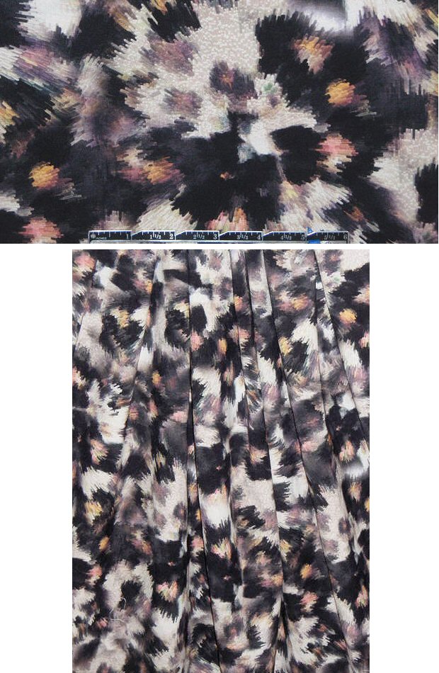 NY designer spotty dot abstract rayon/lycra knit