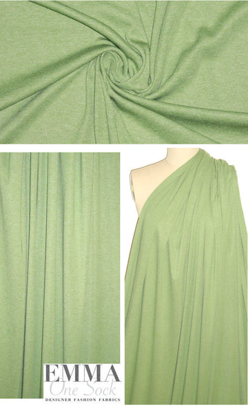 NY designer COTTON 1x1 ribbed knit - lettuce 2 yd