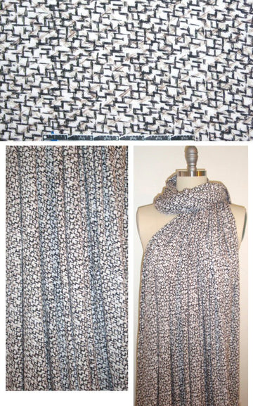 NY designer hatchy graphic featherweight knit