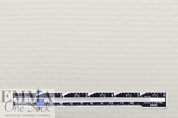organic cotton GOTS 'wicker stitch' sweater knit - off white 1.375 yd
