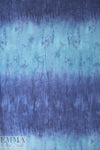NY designer tie dye blues print knit