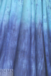 NY designer tie dye blues print knit
