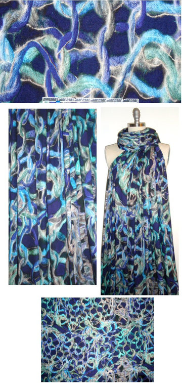 Italian 'magnified knitting' visc/lycra knit