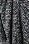 French flowery stripe yarn dyed, textured jacquard knit 1.75 yd