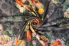 CA designer floral overprinted jacquard knit