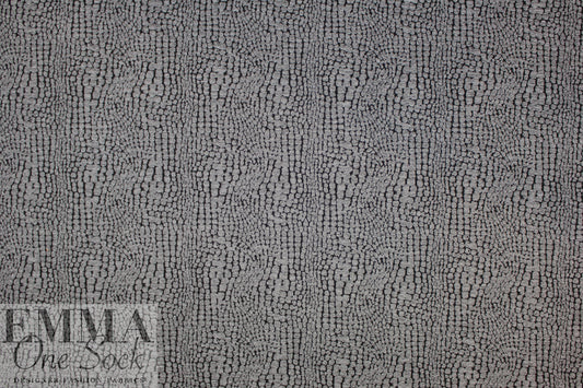 CA designer jacquard doubleknit - gray/black 'reptile' 1.66 yd