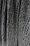 CA designer jacquard doubleknit - gray/black 'reptile' 1.66 yd
