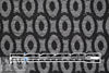 CA designer jacquard doubleknit - gray/black oval dot 2 yds