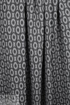 CA designer jacquard doubleknit - gray/black oval dot 2 yds