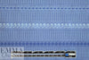 French-style yarn dyed stripe jacquard knit - blue