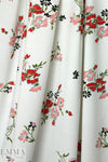 Rebecca Tay1or digital viscose knit - floral clusters