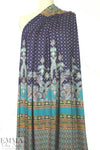 Italian paisley border panel viscose/span knit