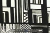 Italian graphic zigs panel viscose/spandex knit 2 panel