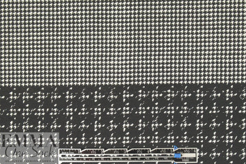 Burberr y houndstooth panel viscose mesh knit