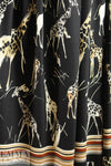 Italian 'giraffe collection' panel viscose/span knit 1 yard