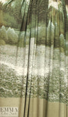 Italian forest edge viscose/spandex panel knit