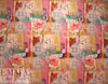 French decorative montage rayon/lycra knit