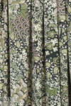 Italian digital viscose/elas knit - graphic feathers