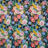 CA designer 'blooms à la mode' printed rayon/spandex knit 1.5 yds