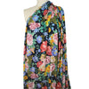 CA designer 'blooms ï¿½ la mode' printed rayon/spandex knit 1.75 yd
