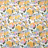 CA designer 'apricot blooms' printed rayon/spandex knit 1.875 yd
